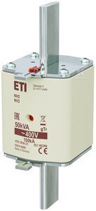 WKŁADKA NH2 GTR 72A/400V 50KVA