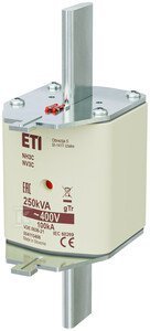 WKŁADKA NH3C GTR 361A/400V 250KVA