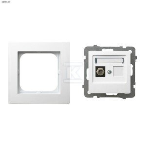 GN.ANTEN. 1-KR.TYP F+RAMKA 1-KR.BIAŁY A