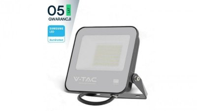 Projektor LED 50W 5740lm 4000K Dioda SAMSUNG 115LM/W IP65 Czarny 5 Lat Gwarancji 23216