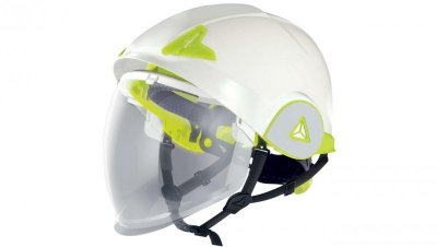 Specjalistyczny hełm ochronny z ABS - niewentylowany - 4 PUNKTY, kolor Biały, rozmiar: Regulowany, ONYX2BJ