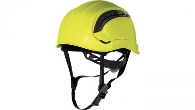 Hełm ochronny z ABS w stylu górskim wentylowany z regulacją od 53 cm do 63 cm żóły fluo rozmiar REGULOWANY TETE GRAWIJAFL