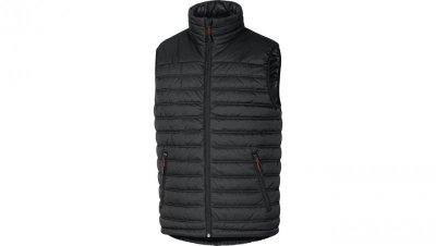 Kamizelka puchowa z poliamidu Ripstop powlekanego Pu kolor czarny rozmiar M GDOONNRTM