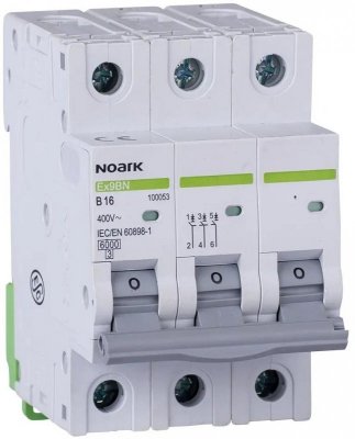 WYŁĄCZNIK NADPRĄDOWY 6 KA, B, 25A, 3P, Ex9BN 3P B25  Noark 100055