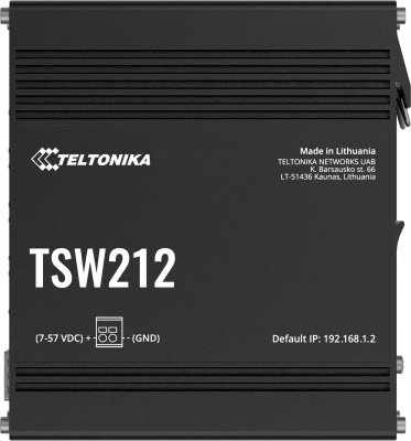 Teltonika TSW212 switch przemysłowy zarządzalny 8xGE 2xSFP (TSW212000000) DIN