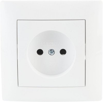 Gniazdo pojedyncze VCX WESA LC 07 Biały