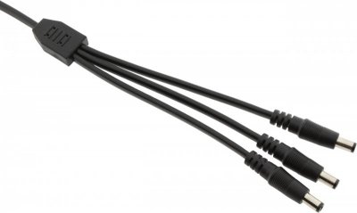 Splitter DC ESPE 1x3 gniazdo DC 2,1/5,5 / 3 x wtyk prosty DC 2,1/5,5