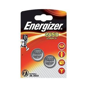 CR2450 BATERIA PASTYLKOWA LITOWA 3V 620MAH FI24.5 H5.0MM BLS.2SZT.