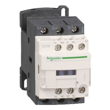 Schneider Electric Stycznik mocy I=9A [AC-3] cewka 230VAC 50Hz styk pom 1NO 1NC zaciski skrzynkowe, LC1D09P5