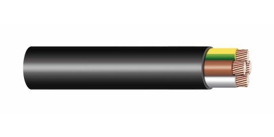 YKY 3X 10 ŻO RE CZARNY KABEL ZIEMNY CU DRUT 0.6/1KV KL.1 BĘBEN