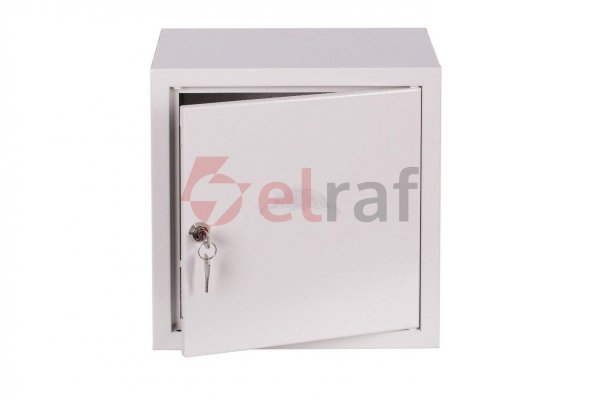 Obudowa sterownicza z płytą montażową IP31 wisząca NR 300x300x210mm RAL 7035 NR 332 6-850