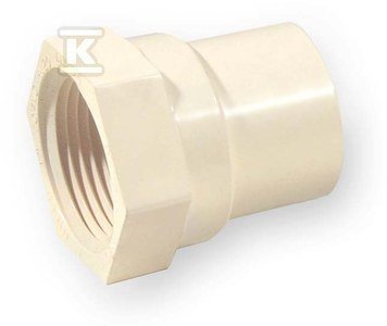 ZŁĄCZKA NAKR Z USZCZELKĄ KW/GW 1 PVC-