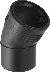 KOLANO SILENT-PP HT 50/30 SANIT.CZARNE