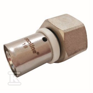 ZŁĄCZKA ZAPRAS 16MM X 1/2&quot; ZE ŚRUBUNK
