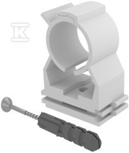 UCHWYT POJEDYNCZY NOFIX 1/2" PVC-U