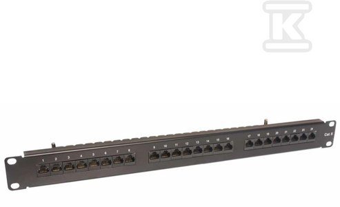 PANEL KATEGORII 6 19&quot; 1U 24XRJ45, UTP