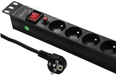 LISTWA ANTYPRZE.19&quot; 1U 16A PDU 8XFRENC
