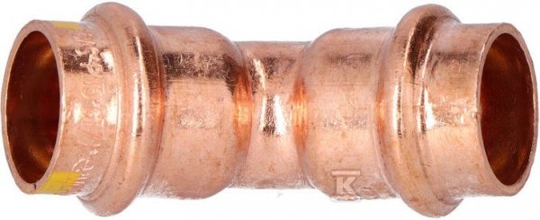ŁUK DWUKIELICH. 45ST 18MM B PRESS GAS