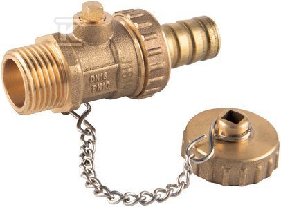 KUREK KUL.SPUSTOWY GZ1/2&quot;,ŚRUT.F-COMFOR
