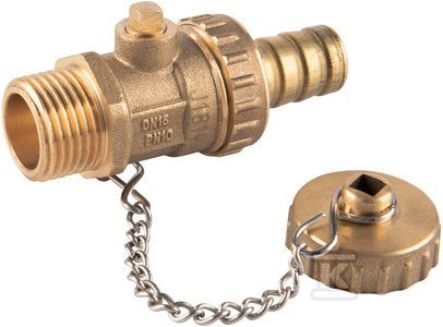 KUREK KUL.SPUSTOWY GZ3/4&quot;,ŚRUT.F-COMFOR
