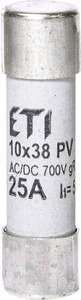 WKŁADKA CH10X38 GR 25A/700V AC/DC