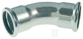 KOLANO 45 ST.108X108 STEEL SPRINK.