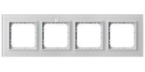 RAMKA 4-KR.BIAŁE SZK.SZRONIONE SONATA