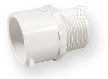 ZŁĄCZKA Z GWINTEM WKRĘTNA KW/GZ PVC 2