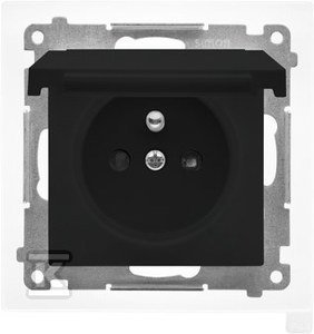 GN.Z/U IP44+RAM.LINE CZARNY MAT SIMON55