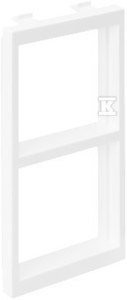 ADAPTER NA 2 MODUŁY 45X45MM POZIOMO
