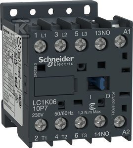 STYCZ.K 3P 6A 24VAC 1NO  AC3