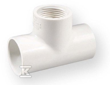 TRÓJNIK NAKRĘTNY KW/KW/GW PVC 1