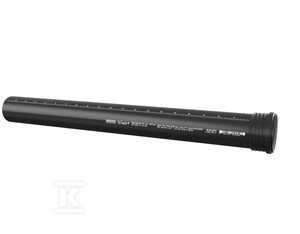 RURA PP-HT SITECH+ 160X500 SANIT.CZARNA