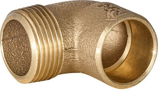 KOLANO BRĄZ 4092G   18X1/2&quot; LWXGZ