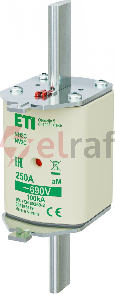 Wkładka bezpiecznikowa KOMBI NH2C 250A aM 690V WT-2C 004185419