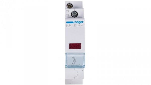 Lampka modułowa czerwona 230V AC SVN122