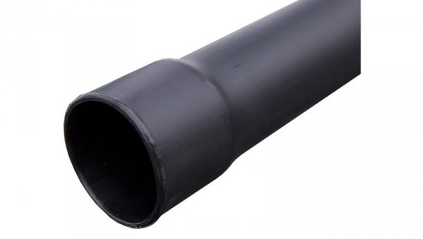 Rura osłonowa gładka kielichowa czarna 75mm UV 75X4 /3m/ RHDPE UV 75x4
