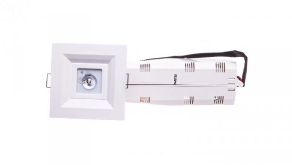 Oprawa LOVATO P LED 3W (opt. otwarta) 1h jednozadaniowa autotest biała LVPO/3W/B/1/SE/AT/WH