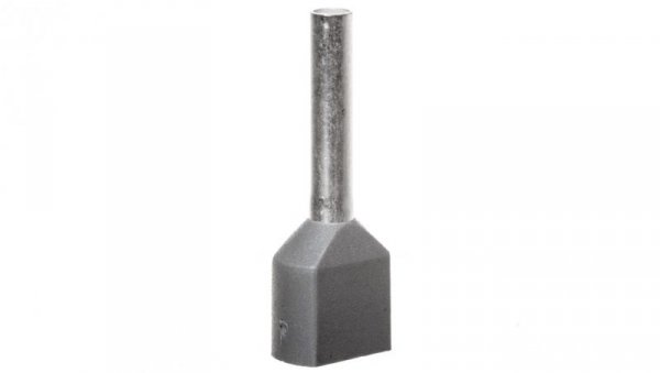 Końcówka tulejkowa izolowana 10mm szar AI-TWIN 2X 0,75-10 GY 3200975 /100szt./