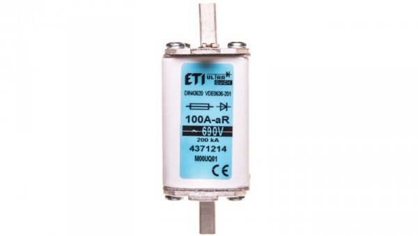 Wkładka bezpiecznikowa NH00 100A aR 690V M00UQ01 004371214