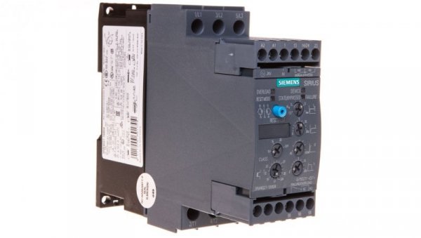 Softstart 3-fazowy 200-480VAC 32A 15kW/400V Uc=24V AC/DC S0 3RW4027-1BB04