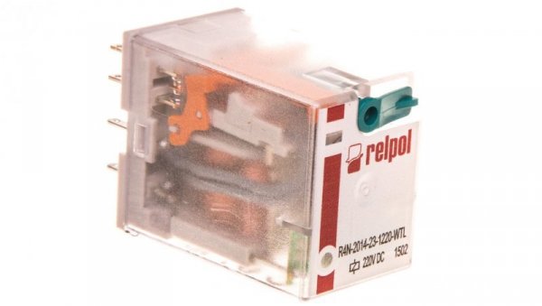 Przekaźnik przemysłowy 4P 220V DC AgNi R4N-2014-23-1220-WTL 860673