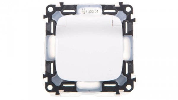 VALENA ALLURE Gniazdo pojedyncze z przesłonami IP44 755304