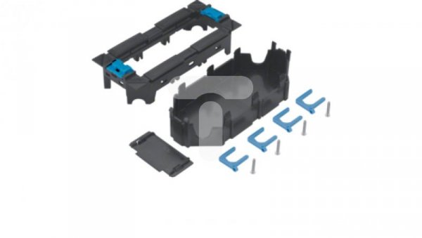 tehalit.GB-EG Puszka montażowa 3-krotna 45x45mm PC-ABS czarny GTVR300