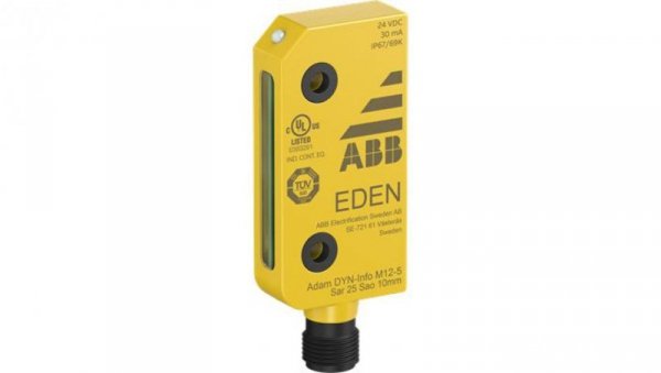 Czujnik magnetyczny zbliżeniowy 24VDC 30mA IP67/69K Adam DYN-Info M12-5 wtyk 2TLA020051R5100