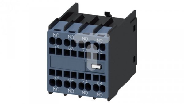 Styki pomocnicze 4Z /80E/ montaż czołowy do SIRIUS 3RH2140/3RH2440 S00 przył sprężynowe SIRIUS 3RH2911-2GA40