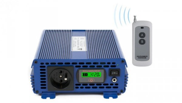 Przetwornica napięcia 12 VDC / 230 VAC ECO MODE SINUS IPS-1000S PRO 1000W
