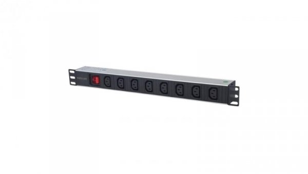 Listwa zasilająca Rack 1U 110-250V/16A 8X C13 kabel 2M 163620