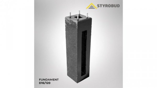 6szt. Fundament D16/120 (1200/260) 4xM20/160