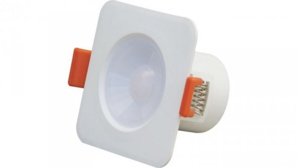Oprawa downlight podtynk 8W 640lm 4000K 100st IP40 kwadrat HDW082WN